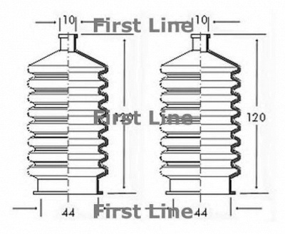 FIRST LINE fsg3015 -  Пыльник, рулевое управление